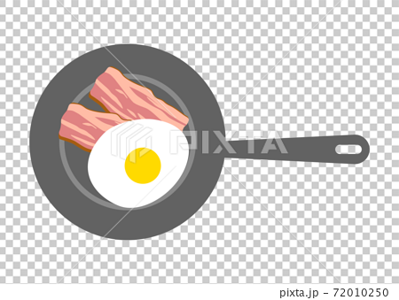 frying bacon cartoon
