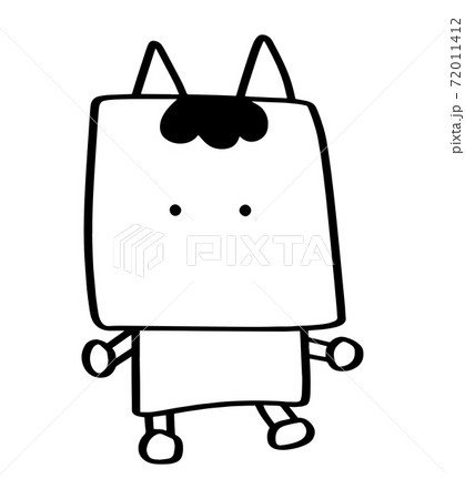 干支 おもちゃ風の午 01のイラスト素材