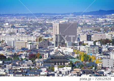 福井市風景　【西福井　大谷派福井別院　福井大学】 72012920