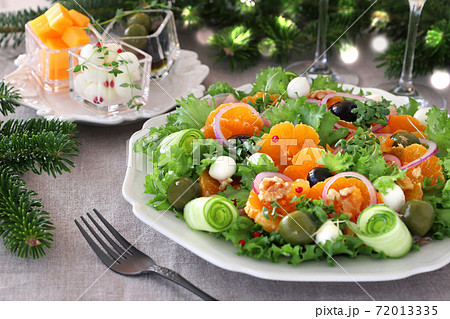 みかんと生ハムモッツァレラサラダ みかんと生ハムモッツァレラサラダ 72013335