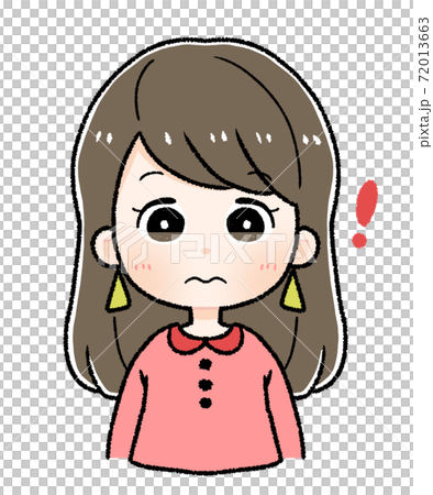 女性イラストアイコン 女性イラストアイコン 72013663