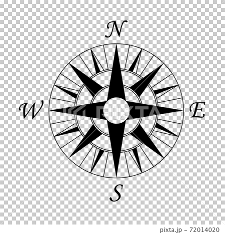 方位記号のイラスト素材 7140