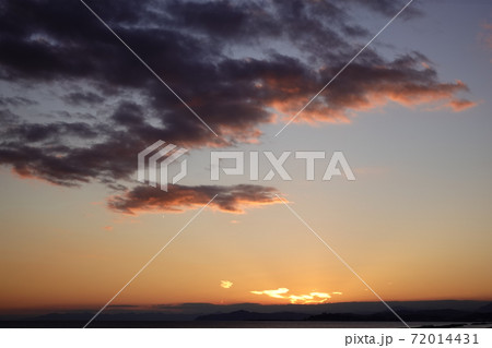 土佐湾の夕暮れ 土佐湾の夕暮れ 72014431