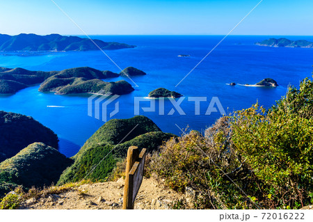 金田城跡　城山山頂　【長崎県対馬市】 72016222