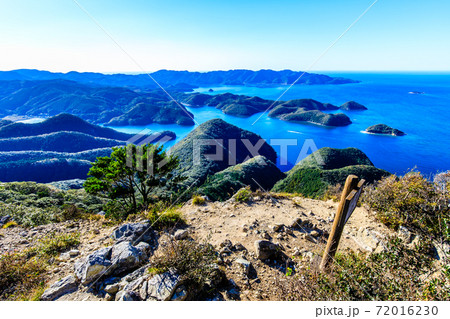 金田城跡 城山山頂 【長崎県対馬市】 金田城跡 城山山頂 【長崎県対馬市】 72016230