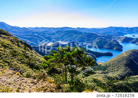 金田城跡　城山山頂　【長崎県対馬市】 72016256