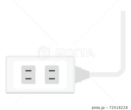 電源のベクターイラスト コンセント タップ 電気 アイコンのイラスト素材 7128