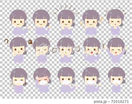 Female icon illustration Female icon illustration 72018271