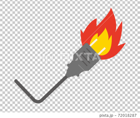 電源のベクターイラスト・コンセント・電気・火事・出火原因　 72018287