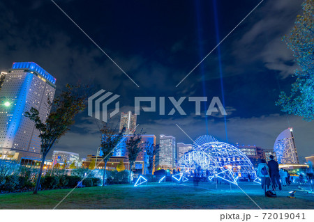 横浜みなとみらい2020イルミネーションイベント "ヨルノヨ" 72019041