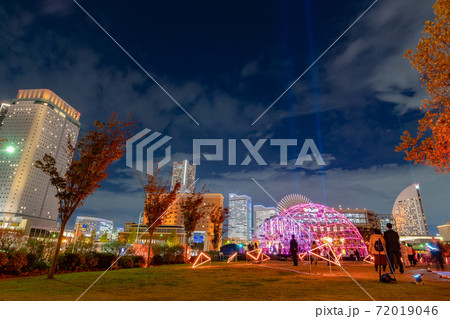 横浜みなとみらい2020イルミネーションイベント "ヨルノヨ" 72019046