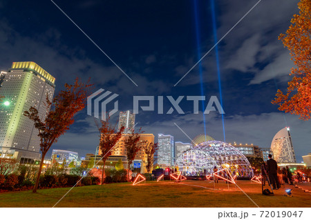 横浜みなとみらい2020イルミネーションイベント "ヨルノヨ" 72019047