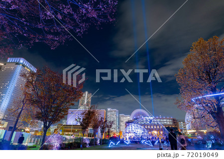 横浜みなとみらい2020イルミネーションイベント "ヨルノヨ" 72019049