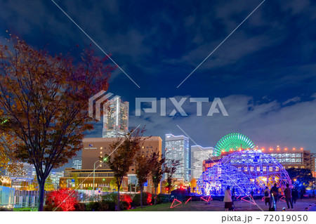 横浜みなとみらい2020イルミネーションイベント "ヨルノヨ" 72019050