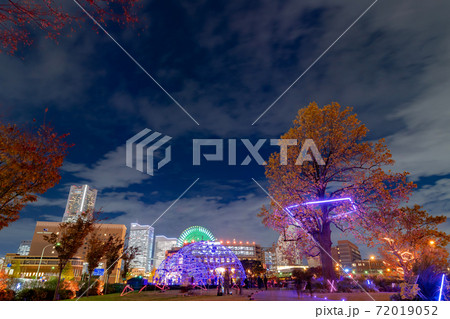 横浜みなとみらい2020イルミネーションイベント "ヨルノヨ" 72019052