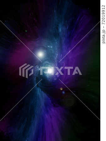 galaxy in a free space. 3D rendering galaxy in a free space. 3D rendering 72019912