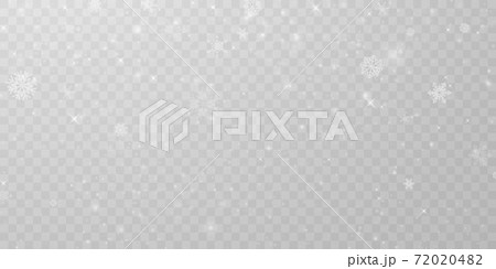 Winter is Abstract blur light element that can be used for decorative bokeh background. falling snow 72020482