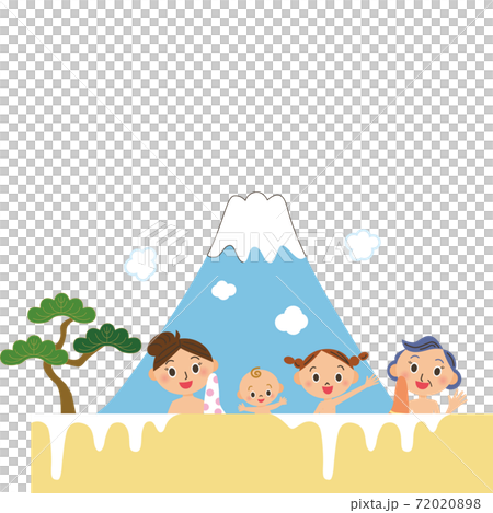 銭湯　女湯　旅行　風呂　親子 72020898