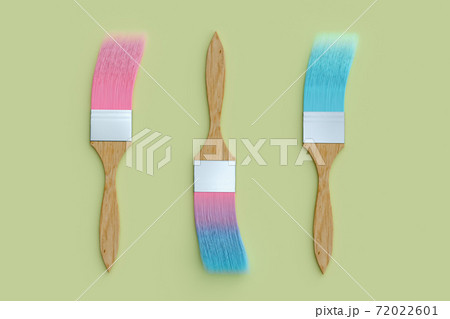 Three paintbrushes rendering 72022601