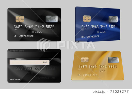Debit cards. Plastic bank financial credit cards realistic template Debit cards. Plastic bank financial credit cards realistic template 72023277