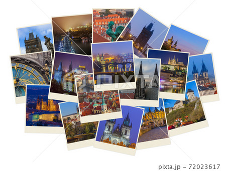 Collage of Prague in Czech republic images (my photos) 72023617