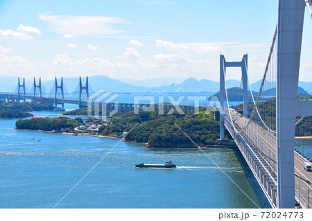 瀬戸大橋　鷲羽山より 72024773