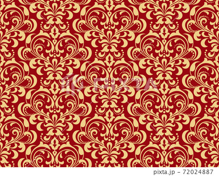 Floral pattern. Vintage wallpaper in the Baroque style. Floral pattern. Vintage wallpaper in the Baroque style. 72024887