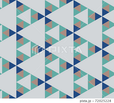 Seamless geometric pattern with the image of triangles, rhombuses, squares, stars. Vector design for web banner, business presentation, brand package, fabric, print, wallpaper 72025228