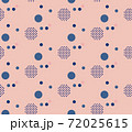 Seamless geometric pattern with the image of circles, dots, raindrops. Vector design for web banner, business presentation, brand package, fabric, print, wallpaper 72025615
