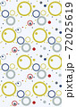 Seamless geometric pattern with the image of circles, dots, raindrops. Vector design for web banner, business presentation, brand package, fabric, print, wallpaper 72025619