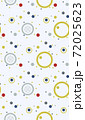 Seamless geometric pattern with the image of circles, dots, raindrops. Vector design for web banner, business presentation, brand package, fabric, print, wallpaper 72025623
