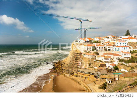 Azenhas do Mar, fishing village near Lisbon, Sintra Portugal 72026435