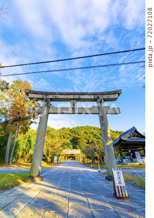 京都　豊国廟　鳥居 72027108
