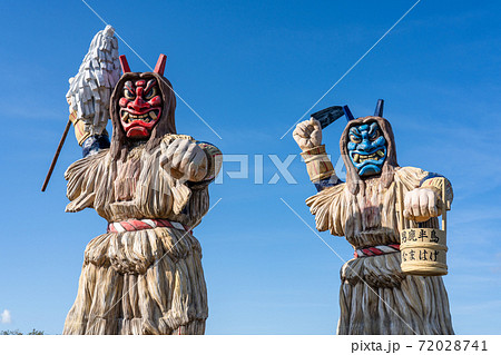 秋田県男鹿市の巨大なまはげ像 秋田県男鹿市の巨大なまはげ像 72028741