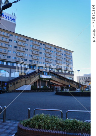 犬山駅西口ロータリーの都市風景 犬山駅西口ロータリーの都市風景 72031334
