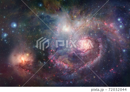 Cluster of stars. Nebula. Elements of this image furnished by NASA Cluster of stars. Nebula. Elements of this image furnished by NASA 72032044