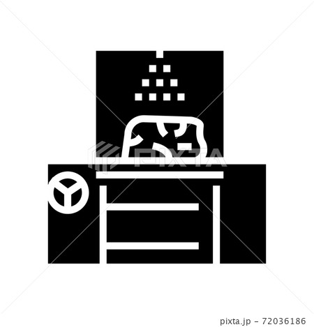 humidification system meat glyph icon vector illustration 72036186