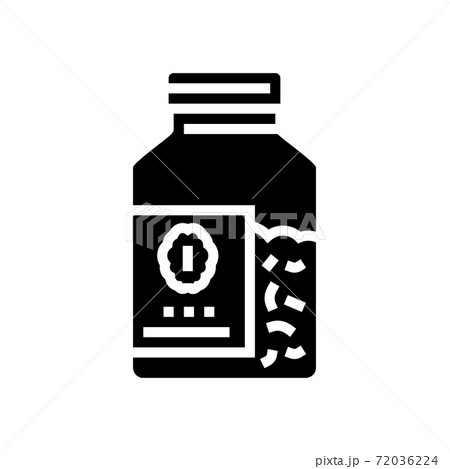 bottle oat cereal glyph icon vector illustration 72036224