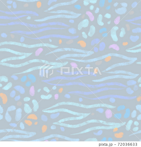 Lines, stripes and dots seamless pattern. Animal skin ornament imitation. 72036633