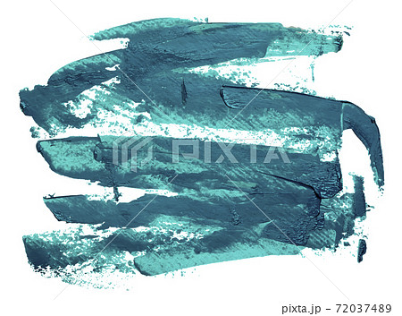 Hand drawn isolated oil paintbrush stripe with deep dirty blue color Hand drawn isolated oil paintbrush stripe with deep dirty blue color 72037489