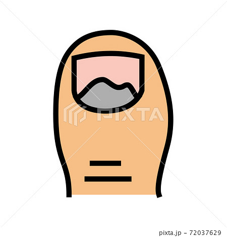 dark spots nail color icon vector illustration 72037629