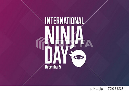 International Ninja Day. December 5. Holiday concept. Template for background, banner, card, poster International Ninja Day. December 5. Holiday concept. Template for background, banner, card, poster 72038384