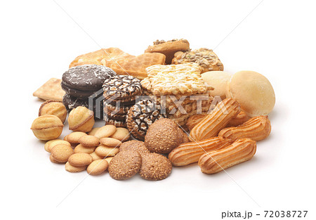 Pile of  of various fresh baked pastry 72038727