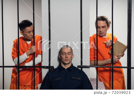 Two prisoners plan to attack a uniformed guard to escape from a maximum security prison Two prisoners plan to attack a uniformed guard to escape from a maximum security prison 72039023