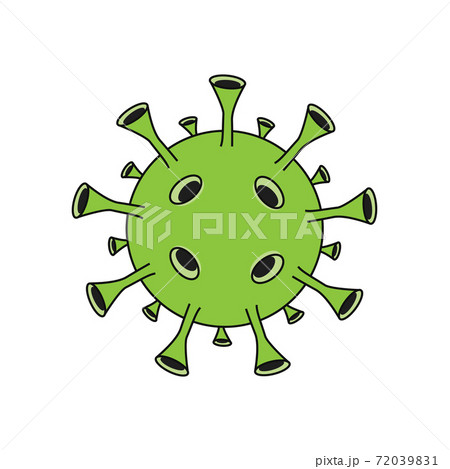 Coronavirus bacteria covid-19, stop pandemia, stock vector illustration Coronavirus bacteria covid-19, stop pandemia, stock vector illustration 72039831