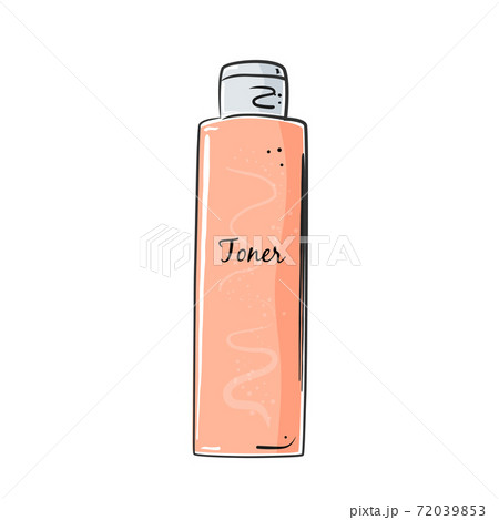 Toner bottle for skin care, face lotion, beauty. 72039853