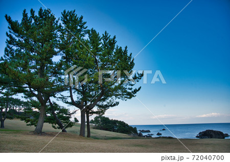 秋晴れの種差海岸 72040700