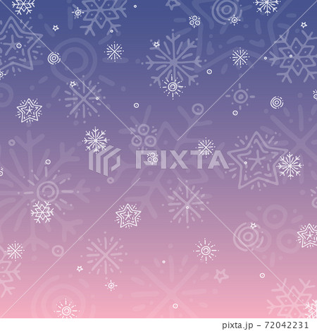 New Year Christmas background with snowflakes image 72042231
