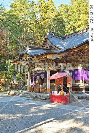 秩父・長瀞散歩:宝登山神社 本殿 秩父・長瀞散歩:宝登山神社 本殿 72042454