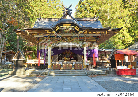 秩父・長瀞散歩：宝登山神社　本殿 72042464
